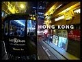 Hong kong island tram ride time lapse