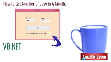 How to Get Days in a Months - VB.NET