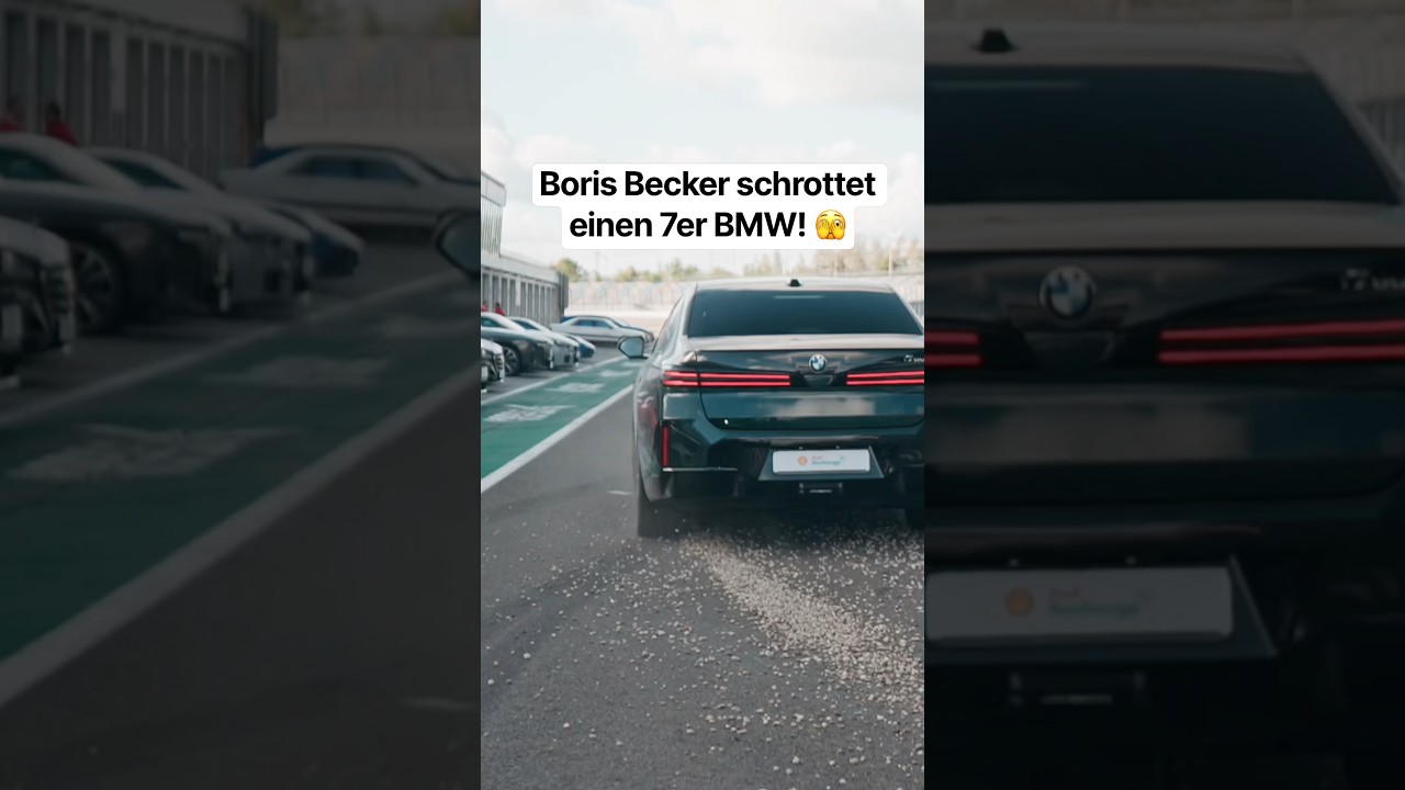 Boris Becker schrottet einen 7er BMW! 🫣