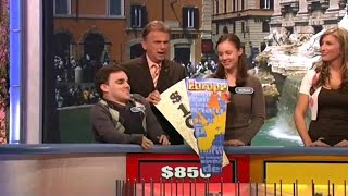 Wheel Of Fortune  Tim Rodmans Major Perfect Round Oneprize Puzzle thursday January 25 2007