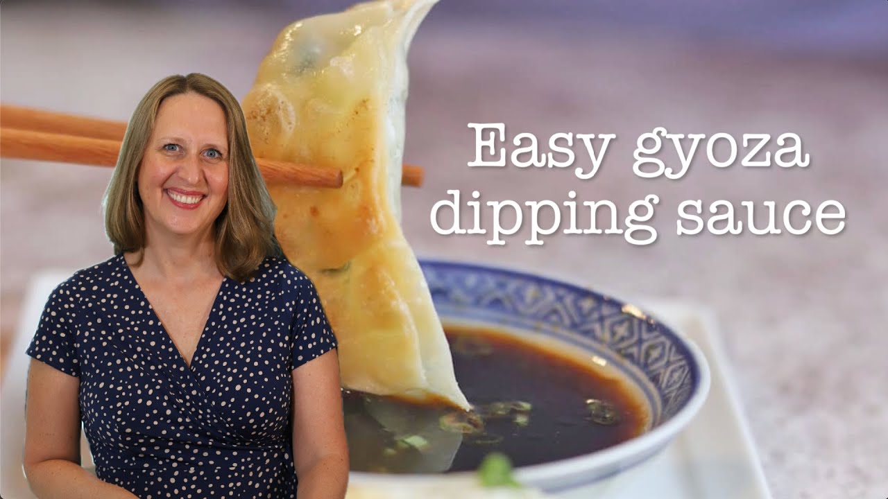 Easy gyoza dipping sauce recipe (Perfect with Trader Joe's gyoza!)