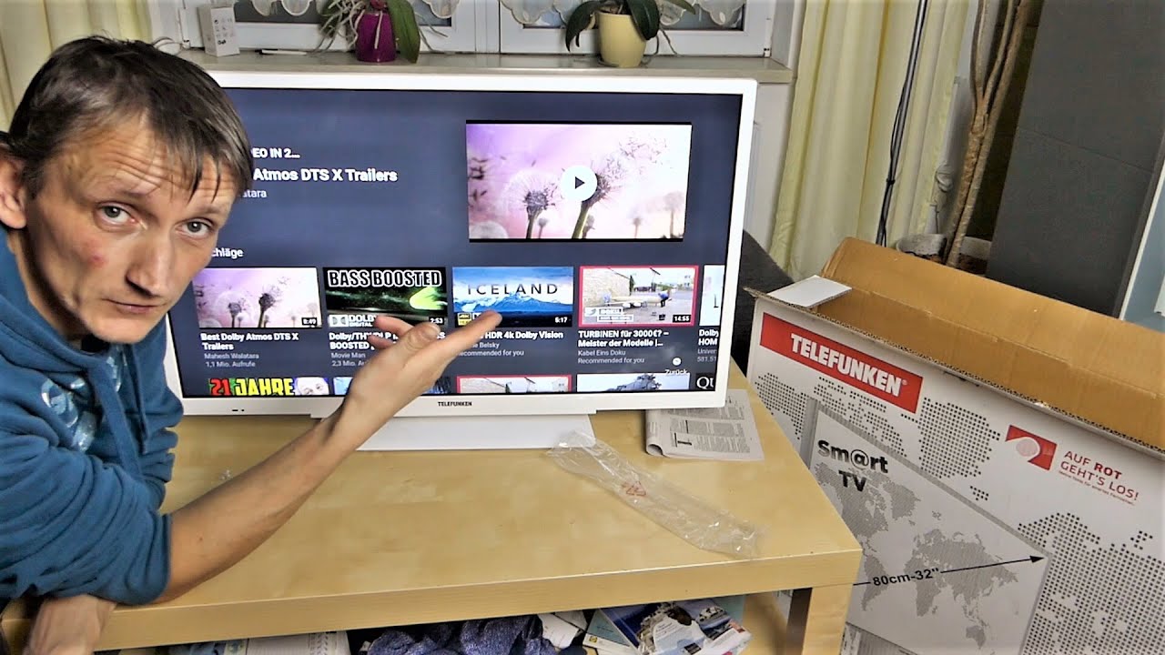 Telefunken XF32G511-W günstiges 32 Zoll Fernseher mit FullHD Auflösung und Smart-TV