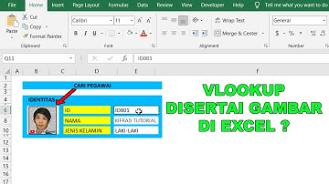 Cara Membuat Vlookup dengan Gambar di Excel !