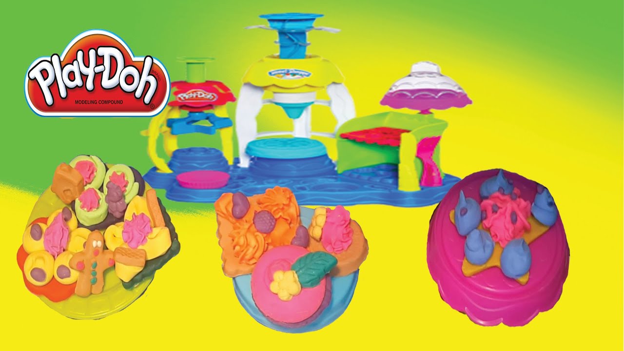 Play doh фабрика сладостей подробно Play doh Sweet Shoppe Frosting Fun Bakery