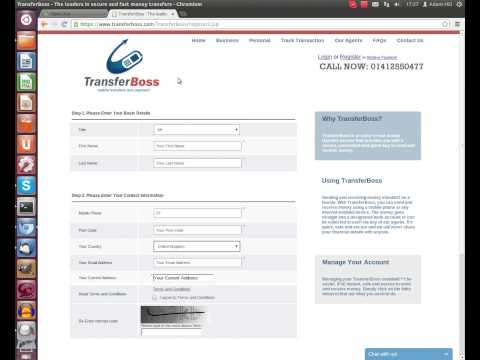 TransferBoss Login & Registration Tutorial