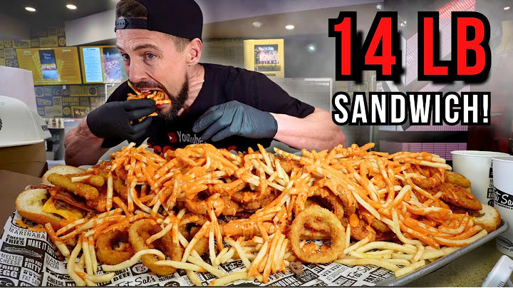 IS THIS THE LARGEST FOOD CHALLENGE IN LAS VEGAS?? TRYING TO BEAT FAT SAL’S BIG FAT FATTY SANDWICH!!