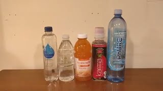 Thumbnail for Jon Drinks Water #6229 Phure Alkaline Water VS Sanavi Electrolyte Water VS Karma Wellness VS SoBe Or