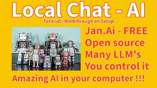 Setup Tutorial on Jan.ai. JAN AI: Run open source LLM on local Windows PC. 100% offline LLM and AI.