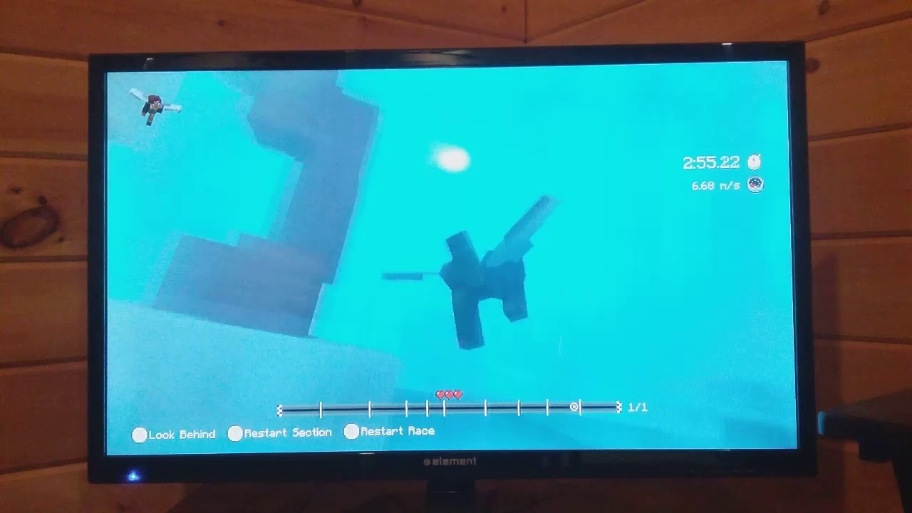 Minecraft Wii U edition: Raging at Glide Minigame! video phone lyrics