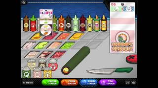 Papa's Sushiria (Coolmath) | Ending | All customers & ingredients unlocked