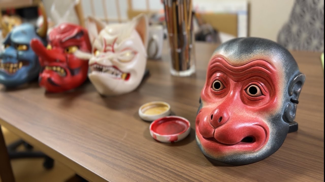 Kwakiutl Mask Oscar Ozzie Matilpi 木製 マスク Kwakiutl Mask Oscar