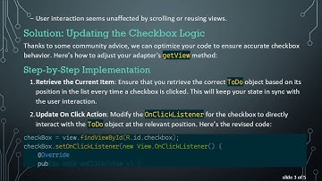 Creating a Functional ListView with Checkboxes