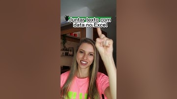 Como concatenar texto com data no Excel [com função TEXTO]