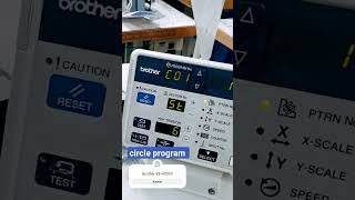 Brother KE-430FS circle program #brother #sewing #jukisewingmachine #machine #sewingmachineworkshop