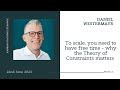 To scale, you need to have free time - Why the Theory of Constraints matters