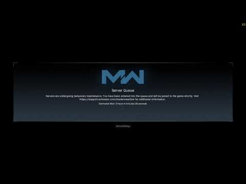 Call of Duty Modern Warfare Servers are undergoing temporary maintenance ( Server Queue)