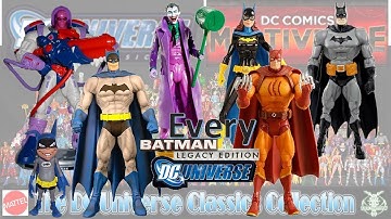 Every DC Batman Legacy Edition DC Universe Classics Comparison List