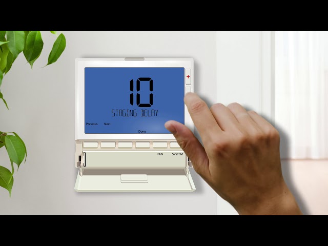 How To Set Up A PRO1 Thermostat - Heat Pump Mode (T855SH) 