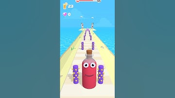 244 Juice Run ⚡️🤡🧃 👾 Satisfying And Relaxing ASMR Sound Gameplay. #stmkgaming #shorts #gaming .