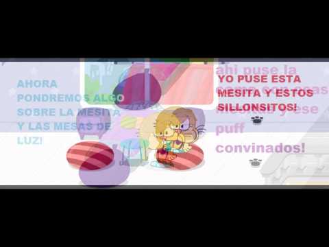 Como decorar mi habitacion? mundo gaturro. youtube