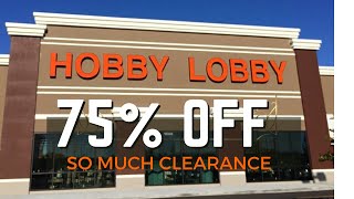 75% OFF CLEARANCE FINDS! Home Decor, MARVEL , DC COMICS, DISNEY \& MORE! HOBBY LOBBY
