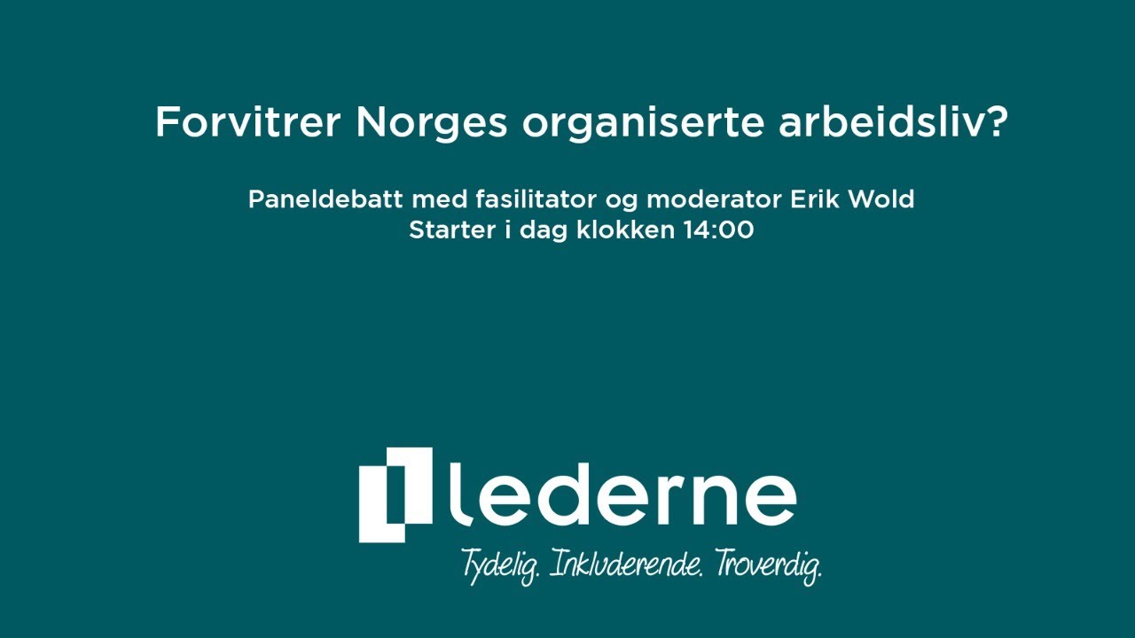 Norges organiserte arbeidsliv? - YouTube