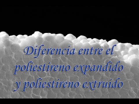 Video: ¿Qué es la espuma de poliestireno expandido?