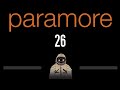 Paramore  26 cc  karaoke instrumental lyrics