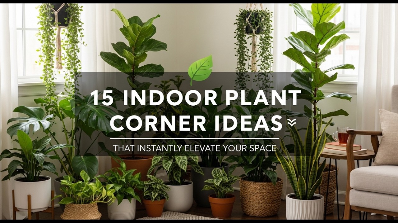 15 Indoor Plant Corner Ideas That Instantly Elevate Your Space 🌿