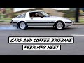 Modified Cars Leaving Cars And Coffee Brisbane - February Meet | Skids, Burnouts, Pulls, and more!