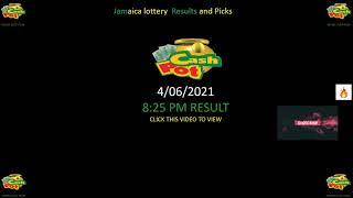 CashPot 8:25pm draw for June 4, 2021