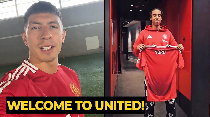 United players welcomed LENY YORO after he joined Manchester United | Man Utd News