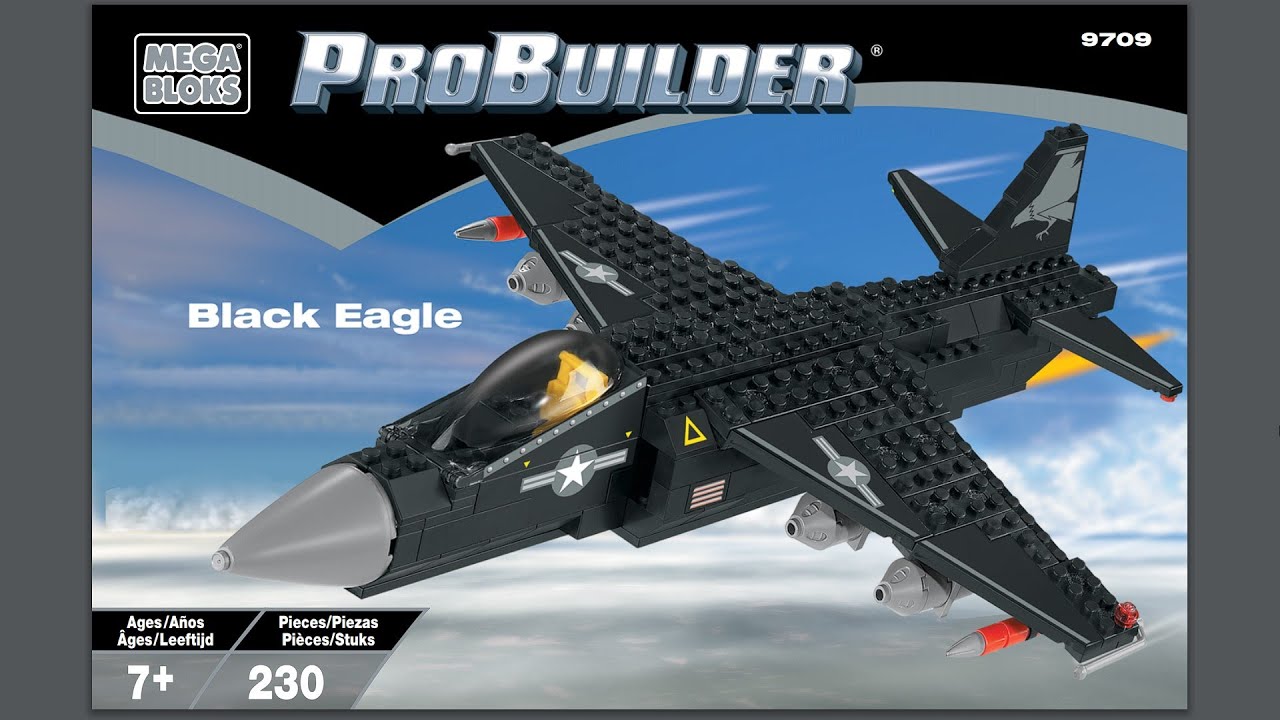 Black Eagle Instructions Probuilder Bauanleitung 9709 MEGA 