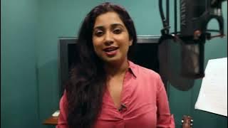 Shreya Ghoshal mailaanji song | song making from Namma Veettu Pillai