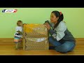 Very Surprised Monkey Kako Unboxing Two Big Gift Boxes From MIA THARRINGTON at USA