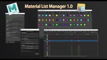 Material List Manager v1.0