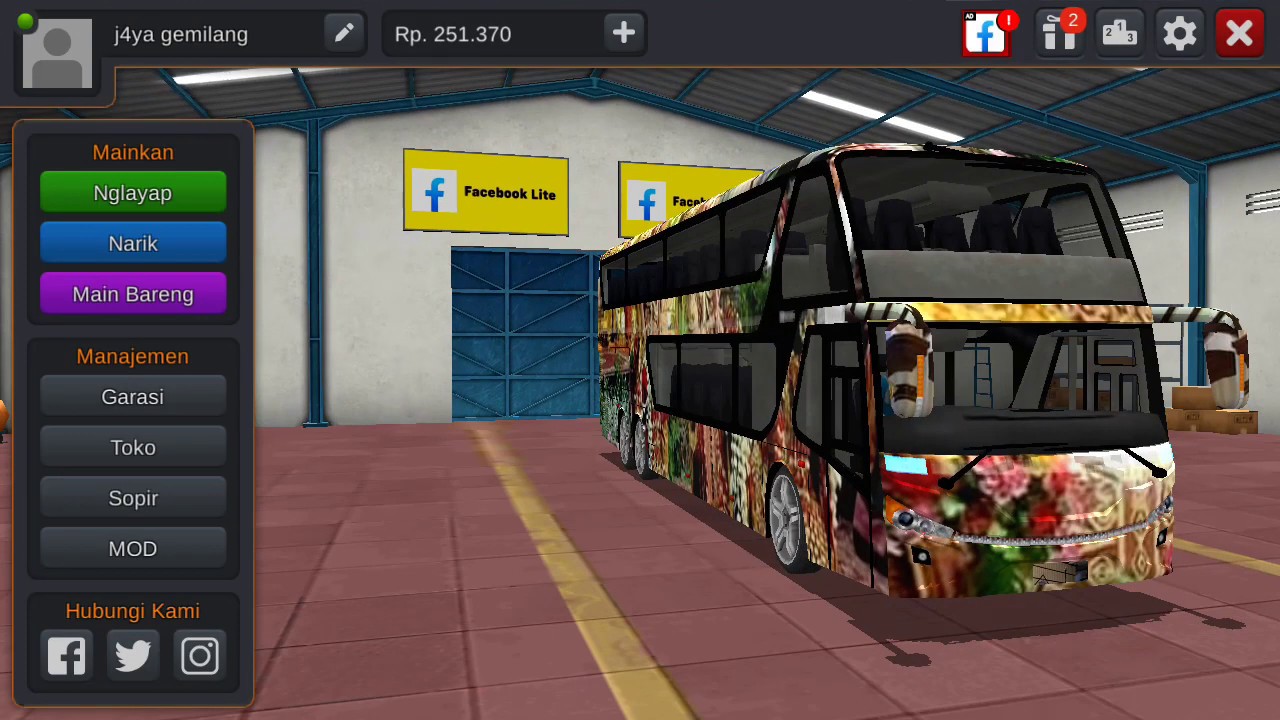 game bus simulator indonesia Android jambi palembang YouTube
