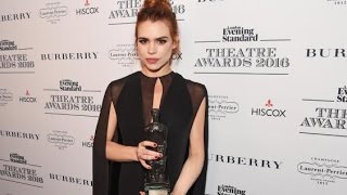 Billie Piper wins best actress at the Evening Standard Theatre Awards 2016