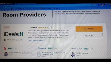 Virtual Data Room Providers an industry-leading. part-1