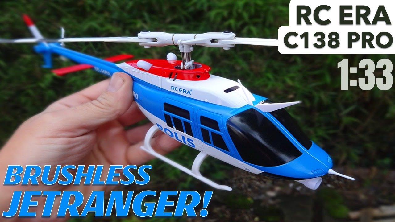 Bell 206 Jet Ranger! RC ERA RTF C138PRO Unboxing & First Flight