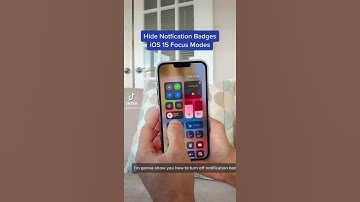 Hide App Notification Badges in #iOS15 #tailormadetech #ios15features #ios15homescreen #ios15focus