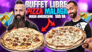 ABUSANDO DEL BUFFET DE PIZZA CON BASE AMERICANA GORDÍSIMA *¿Abusan ellos de nosotros?*