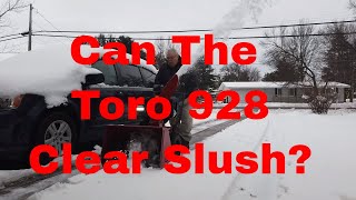 Will Slush Clog 2019 Toro 928 OAE?