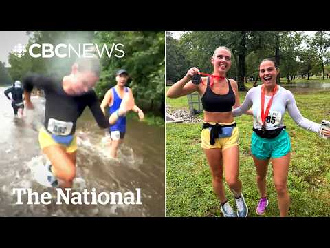 Heavy rain turns half-marathon into total soak-a-thon | The Moment