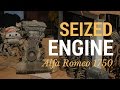 Un-seizing a seized Alfa Romeo engine