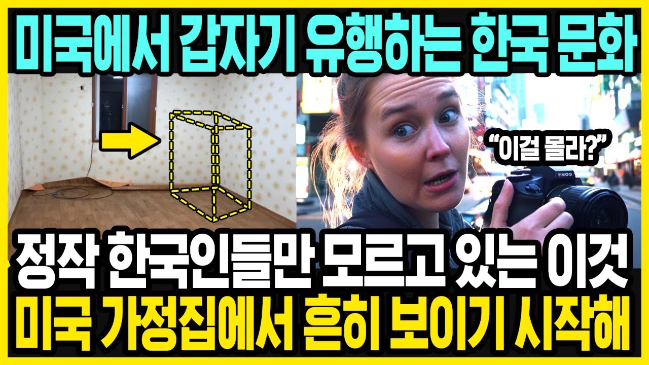 아무도 모르게 조용히 미국에서 유행한 한국 문화 | 정작 한국인만 몰랐던 한국 원조 유행 | 한국 특징