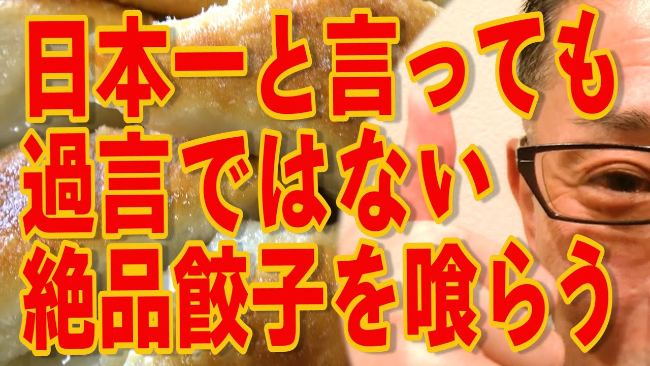 日本一と言っても過言ではない餃子を喰らう!!!