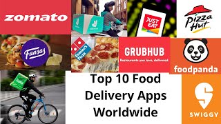 Top 10 Food Delivery Apps Worldwide