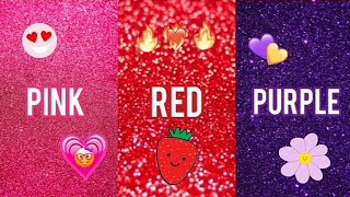 Pink VS Red VS Purple💜💗|Choose your favourite colour😍|#viral #gifts #trending