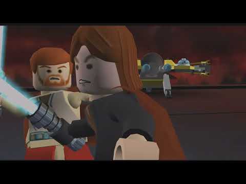 LEGO Star Wars II The Original Trilogy Obi Wan Vs Anakin 